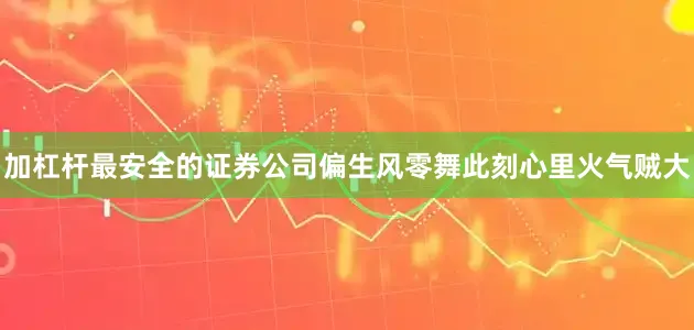 加杠杆最安全的证券公司偏生风零舞此刻心里火气贼大